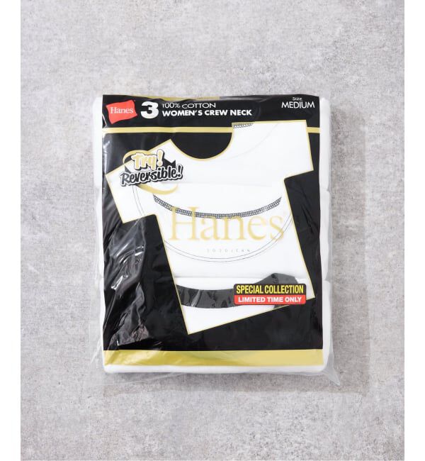 SLOBE IENA「《3枚セット》Hanes/ヘインズ DODOJEAN リバーシブルTシャツ」|Tシャツ・カットソー|