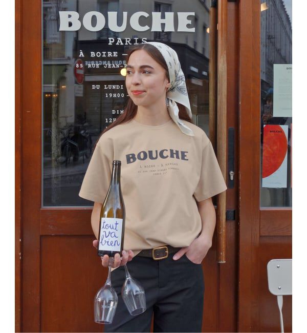 SLOBE IENA「《予約》BOUCHE SLOBE別注 MENU TEE」|Tシャツ・カットソー|