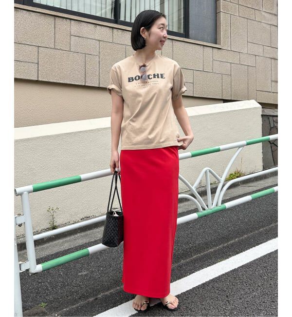 SLOBE IENA「《予約》BOUCHE SLOBE別注 MENU TEE」|Tシャツ・カットソー|