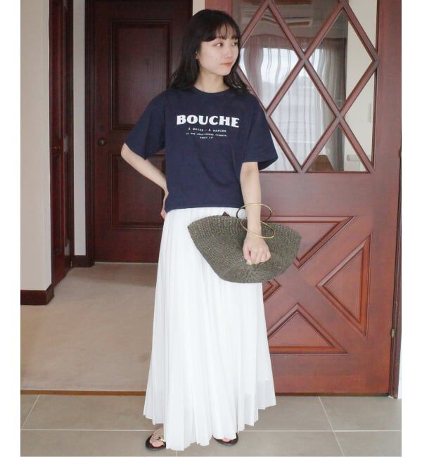 SLOBE IENA「《予約》BOUCHE SLOBE別注 MENU TEE」|Tシャツ・カットソー|