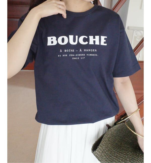 SLOBE IENA「《予約》BOUCHE SLOBE別注 MENU TEE」|Tシャツ・カットソー|