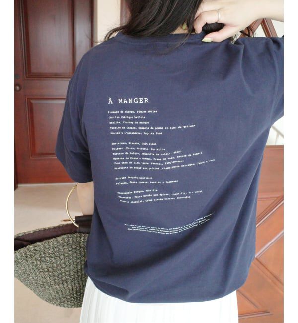 SLOBE IENA「《予約》BOUCHE SLOBE別注 MENU TEE」|Tシャツ・カットソー|