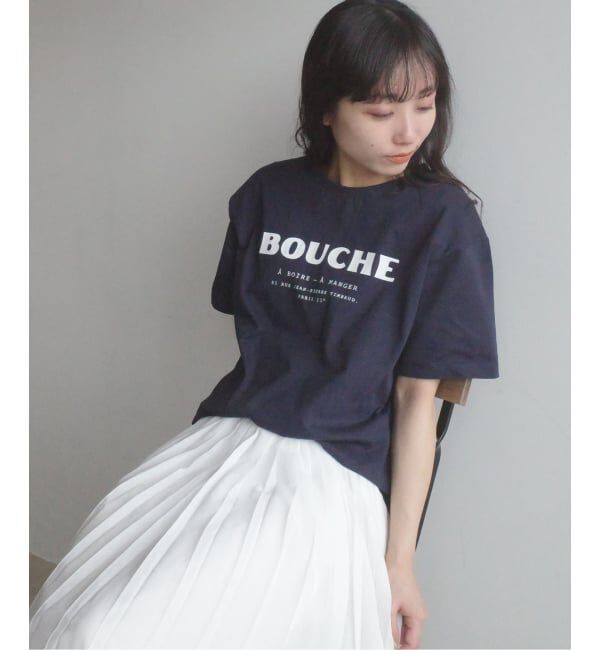 SLOBE IENA「《予約》BOUCHE SLOBE別注 MENU TEE」|Tシャツ・カットソー|