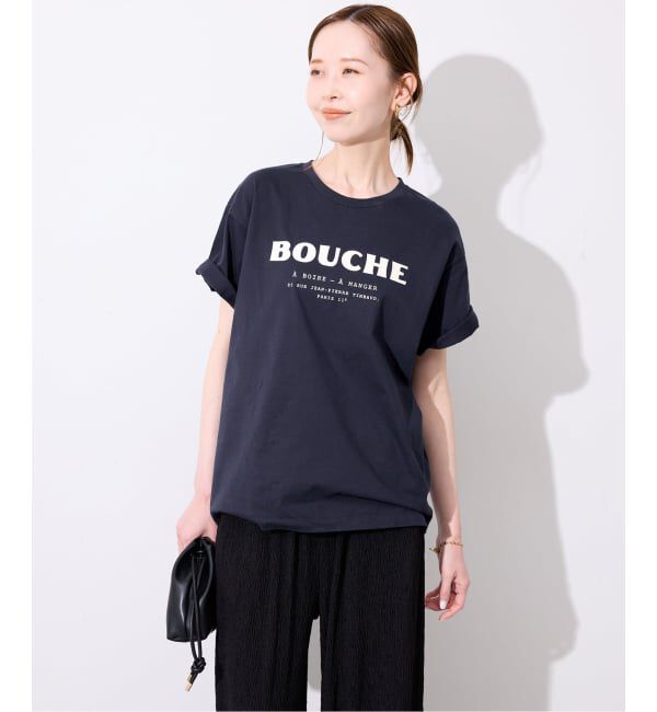 SLOBE IENA「《予約》BOUCHE SLOBE別注 MENU TEE」|Tシャツ・カットソー|