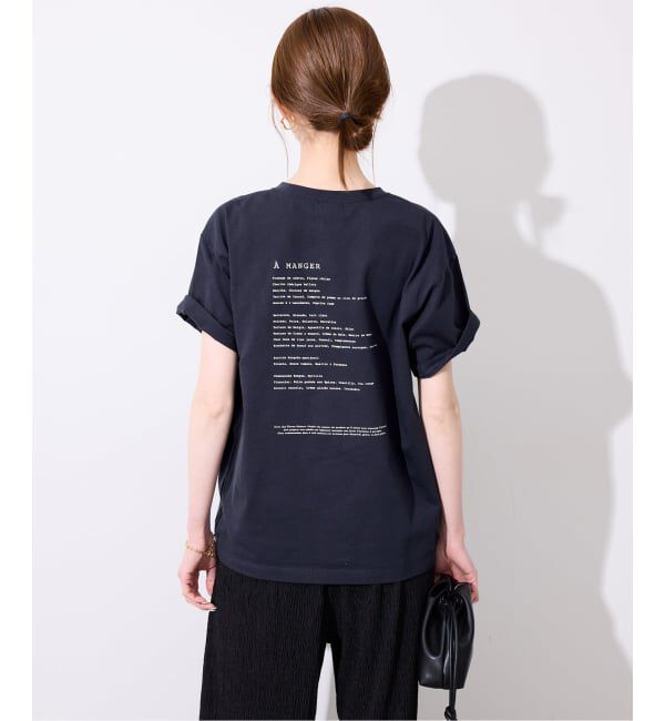 SLOBE IENA「《予約》BOUCHE SLOBE別注 MENU TEE」|Tシャツ・カットソー|