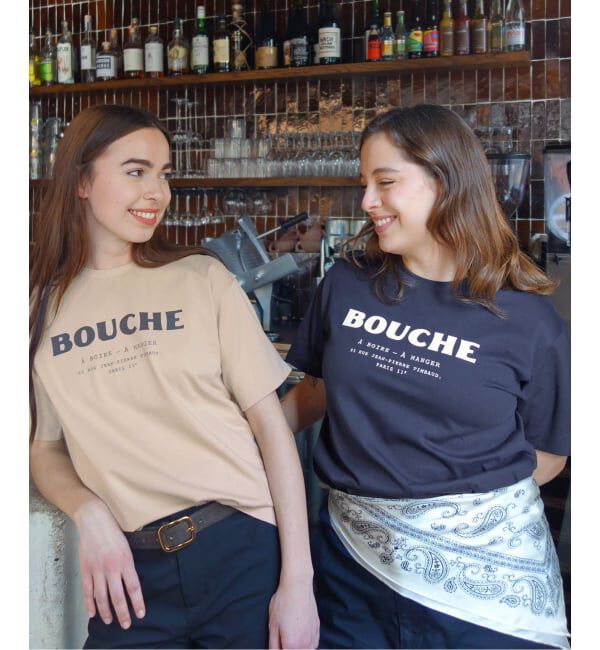 SLOBE IENA「《予約》BOUCHE SLOBE別注 MENU TEE」|Tシャツ・カットソー|