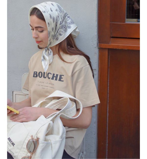 SLOBE IENA「《予約》BOUCHE SLOBE別注 MENU TEE」|Tシャツ・カットソー|