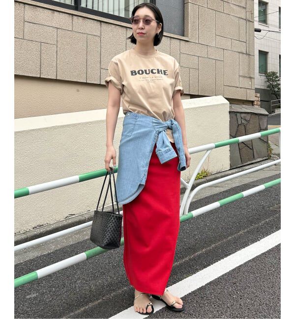 SLOBE IENA「《予約》BOUCHE SLOBE別注 MENU TEE」|Tシャツ・カットソー|