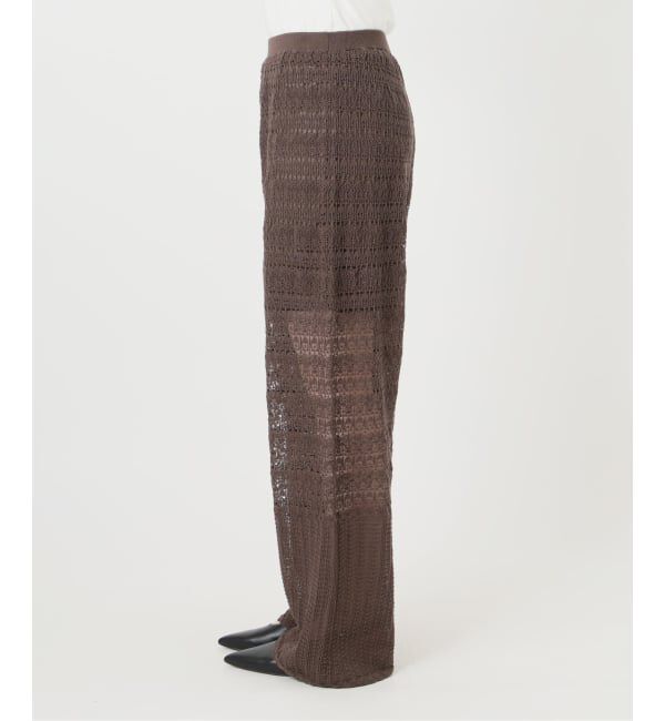 SLOBE IENA「《シリーズあり/予約》レース編みニットパンツ」|その他|
