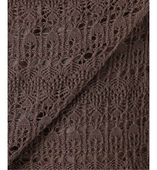 SLOBE IENA「《シリーズあり/予約》レース編みニットパンツ」|その他|