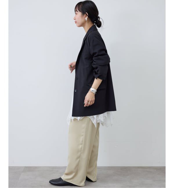 SLOBE IENA「《追加予約》リバーレースキャミワンピース」|ワンピース|