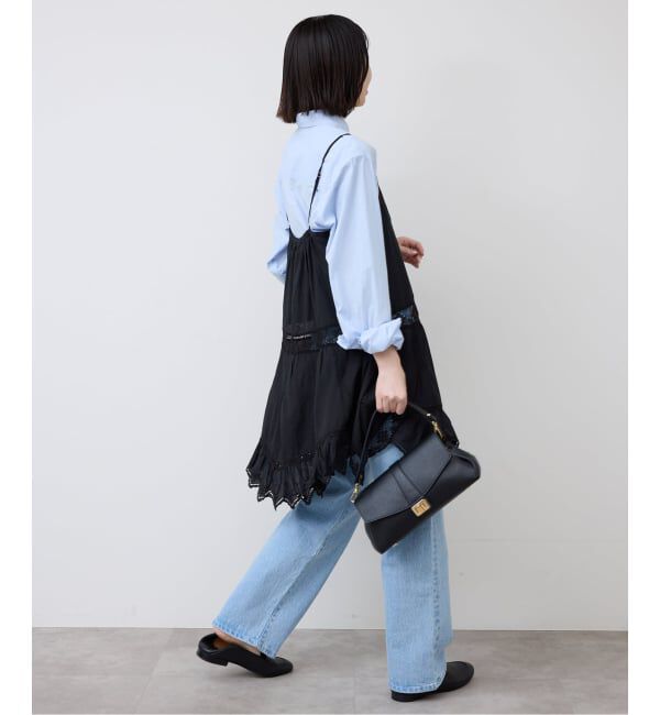 SLOBE IENA「《追加予約》リバーレースキャミワンピース」|ワンピース|