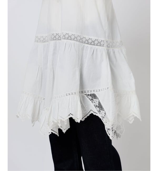 SLOBE IENA「《追加予約》リバーレースキャミワンピース」|ワンピース|