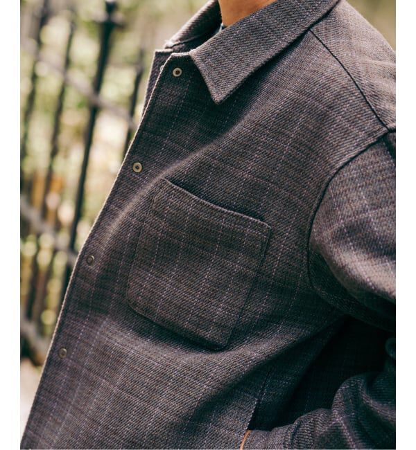 EDIFICE「コットン ツイード リングドット シャツ」|シャツ・ブラウス|