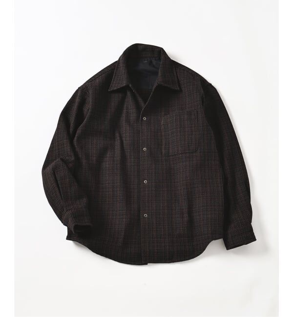 EDIFICE「コットン ツイード リングドット シャツ」|シャツ・ブラウス|