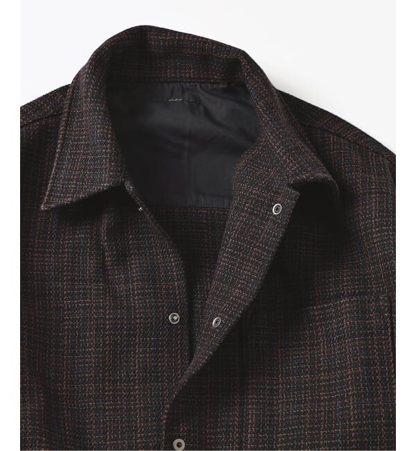 EDIFICE「コットン ツイード リングドット シャツ」|シャツ・ブラウス|