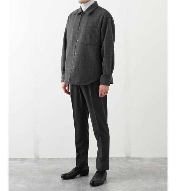 EDIFICE「コットン ツイード リングドット シャツ」|シャツ・ブラウス|