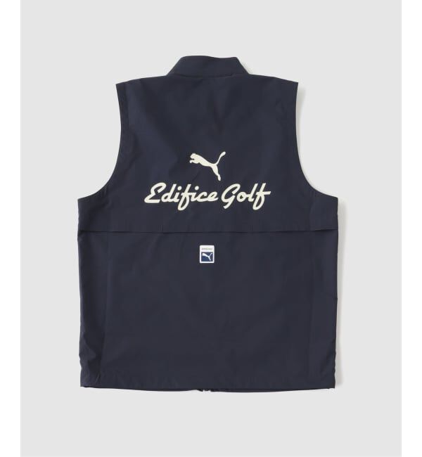 EDIFICE「《予約》PUMA GOLF x EDIFICE GOLF ウーブンベスト」|ダウンベスト・ベスト|