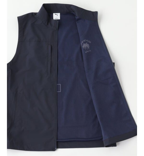 EDIFICE「《予約》PUMA GOLF x EDIFICE GOLF ウーブンベスト」|ダウンベスト・ベスト|