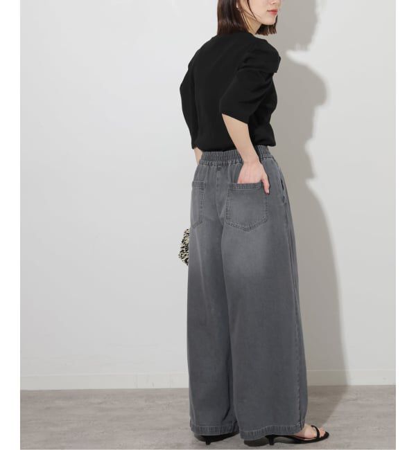 JOURNAL STANDARD relume「《追加2》C/R デニムワイドギャザー」|デニム|