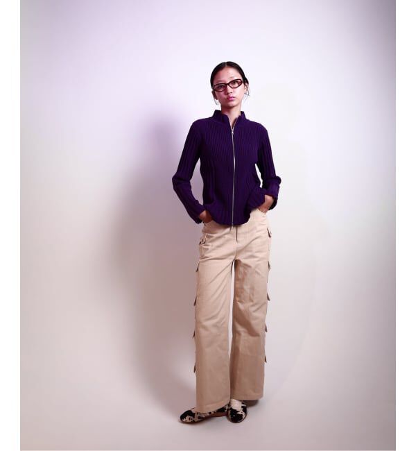 Oriens JOURNAL STANDARD「フロントジップリブニット」|ニット・セーター|