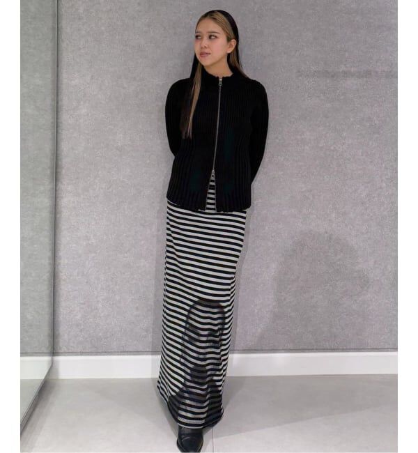 Oriens JOURNAL STANDARD「フロントジップリブニット」|ニット・セーター|