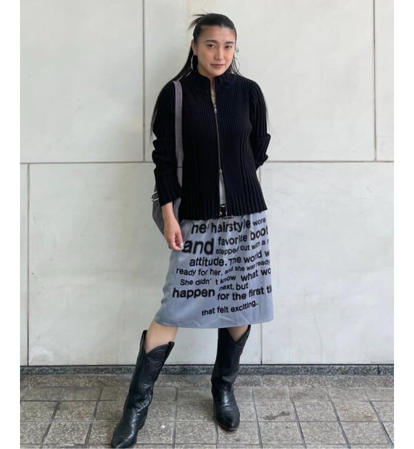 Oriens JOURNAL STANDARD「フロントジップリブニット」|ニット・セーター|