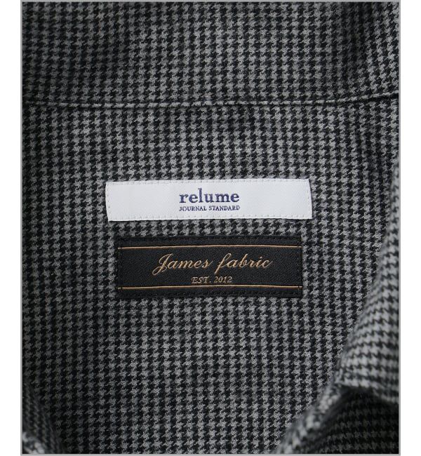 JOURNAL STANDARD relume「JAMES FABRIC / ジェームスファブリック チドリ チェック シャツ」|シャツ・ブラウス|