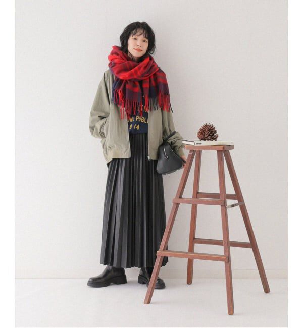 JOURNAL STANDARD relume「《追加2》アクリルチェックストール」|マフラー|