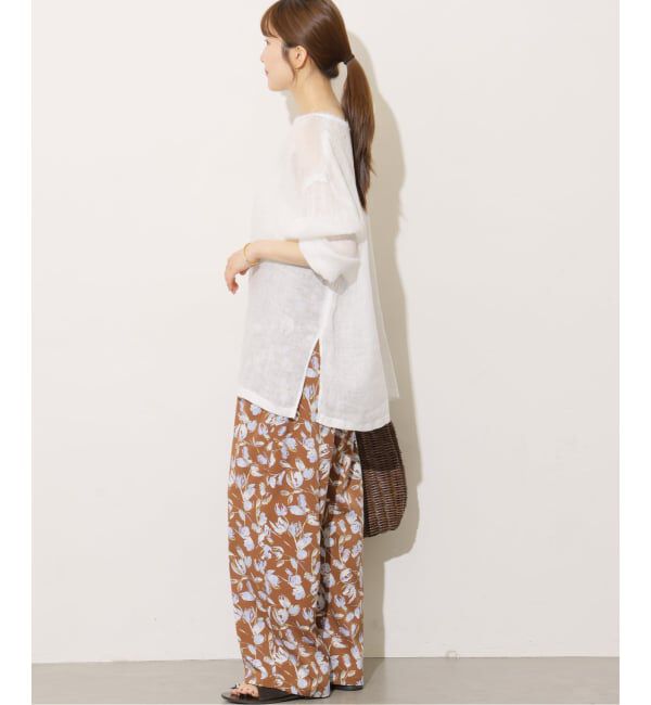 JOURNAL STANDARD relume「《予約》リネンガーゼロングスリーブビッグプルオーバー」|シャツ・ブラウス|