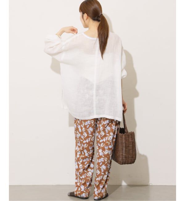 JOURNAL STANDARD relume「《予約》リネンガーゼロングスリーブビッグプルオーバー」|シャツ・ブラウス|