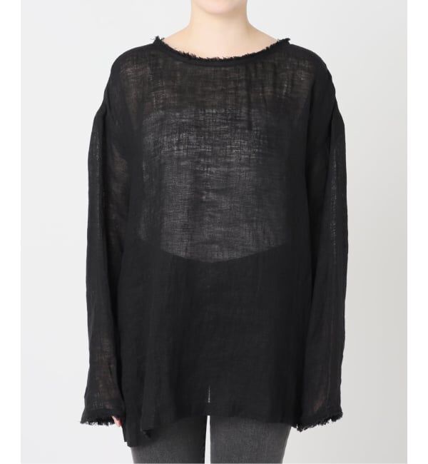 JOURNAL STANDARD relume「《予約》リネンガーゼロングスリーブビッグプルオーバー」|シャツ・ブラウス|