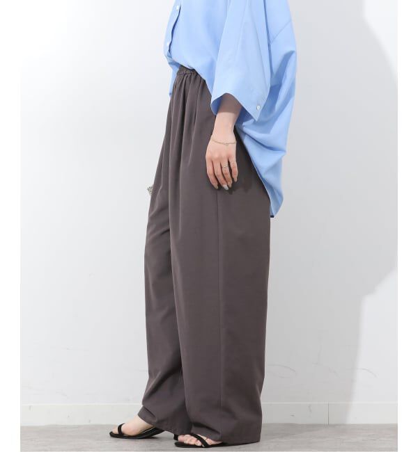 JOURNAL STANDARD relume「《予約》ギャザーワイドカービーパンツ」|その他|グレー