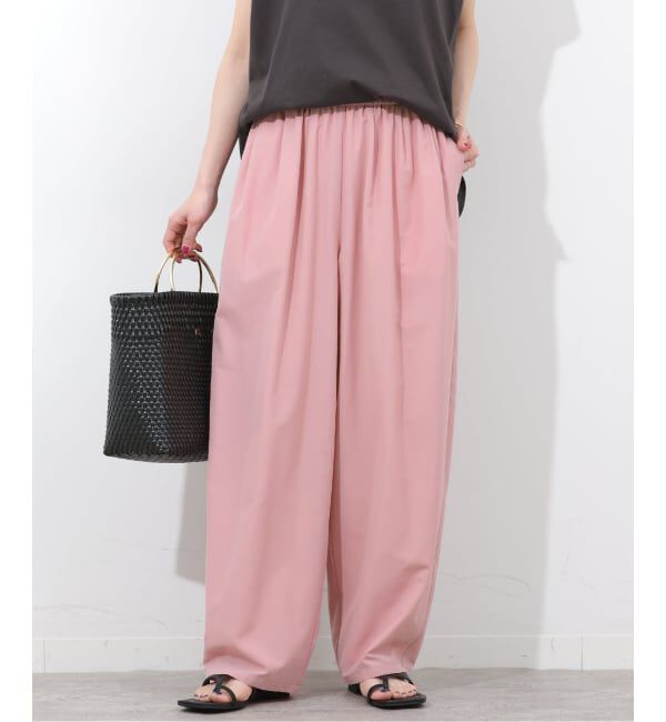 JOURNAL STANDARD relume「《予約》ギャザーワイドカービーパンツ」|その他|ピンク A