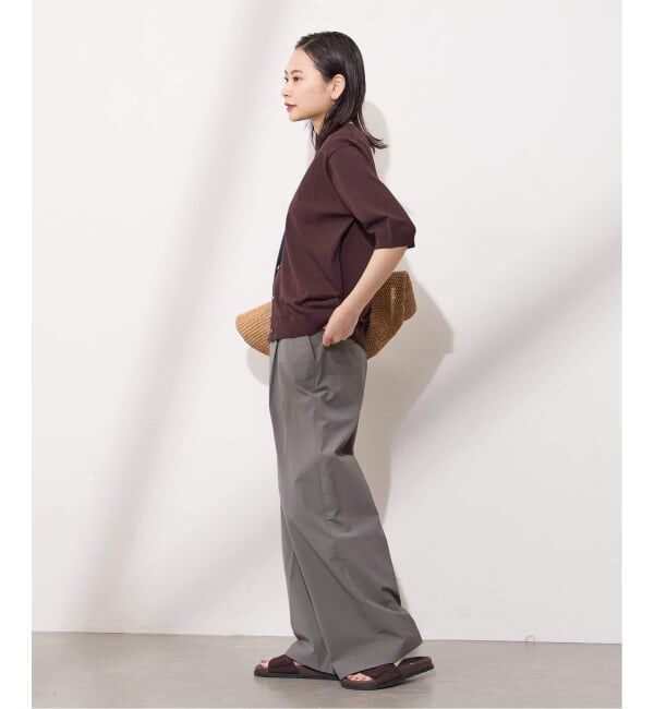 JOURNAL STANDARD「《追加2》【撥水/接触冷感/洗える/UV】リネンナイロンストレッチスラックス」|スラックス|