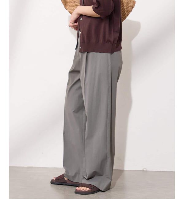 JOURNAL STANDARD「《追加2》【撥水/接触冷感/洗える/UV】リネンナイロンストレッチスラックス」|スラックス|