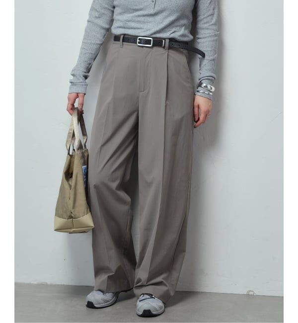 JOURNAL STANDARD「《追加2》【撥水/接触冷感/洗える/UV】リネンナイロンストレッチスラックス」|スラックス|