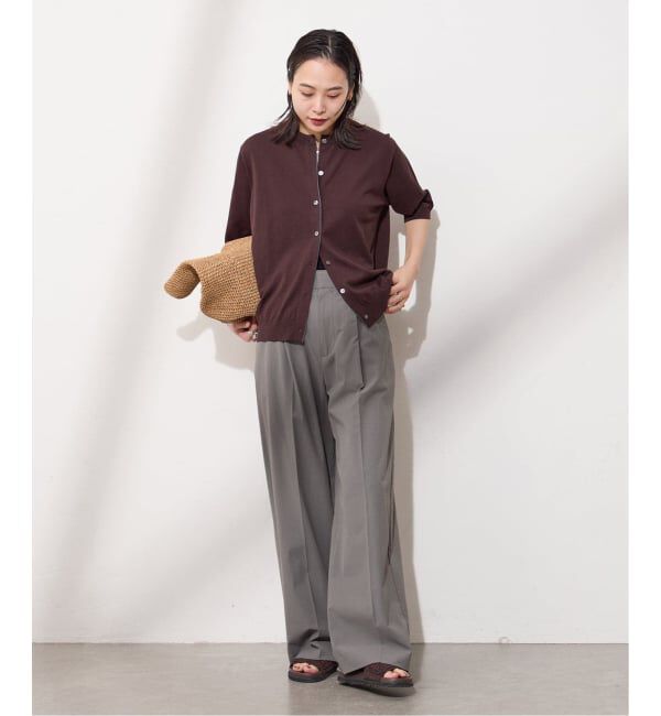 JOURNAL STANDARD「《追加2》【撥水/接触冷感/洗える/UV】リネンナイロンストレッチスラックス」|スラックス|