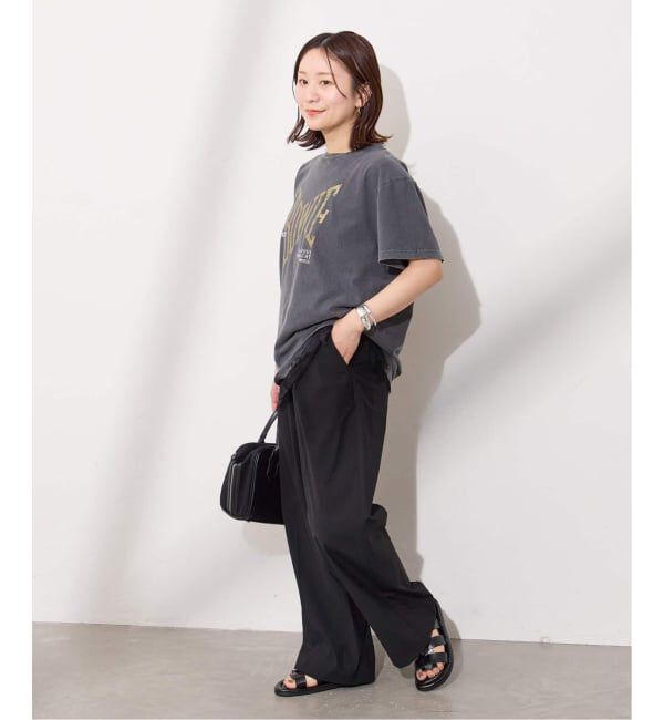 JOURNAL STANDARD「《追加2》【撥水/接触冷感/洗える/UV】リネンナイロンストレッチスラックス」|スラックス|