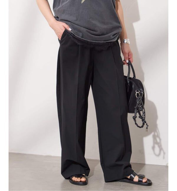 JOURNAL STANDARD「《追加2》【撥水/接触冷感/洗える/UV】リネンナイロンストレッチスラックス」|スラックス|