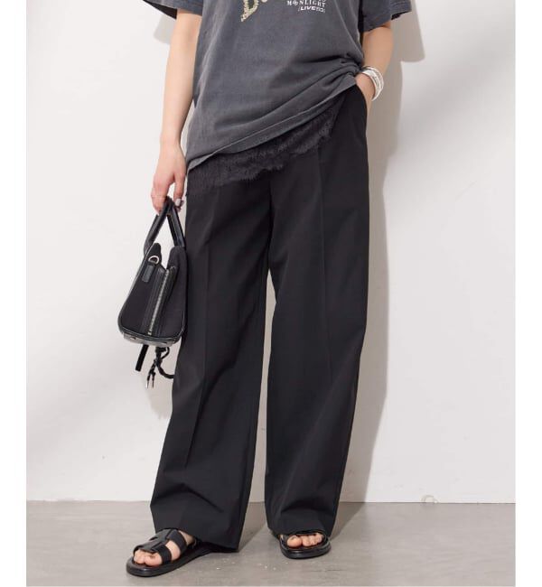 JOURNAL STANDARD「《追加2》【撥水/接触冷感/洗える/UV】リネンナイロンストレッチスラックス」|スラックス|