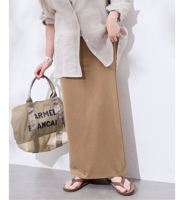 JOURNAL STANDARD「《追加2》フィブリルキュプラジャージーマキシスカート」|スカート|