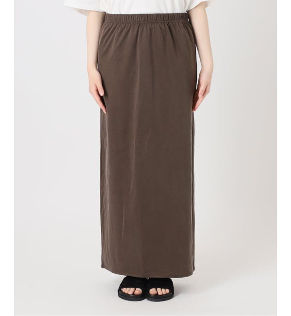 JOURNAL STANDARD「《追加2》フィブリルキュプラジャージーマキシスカート」|スカート|