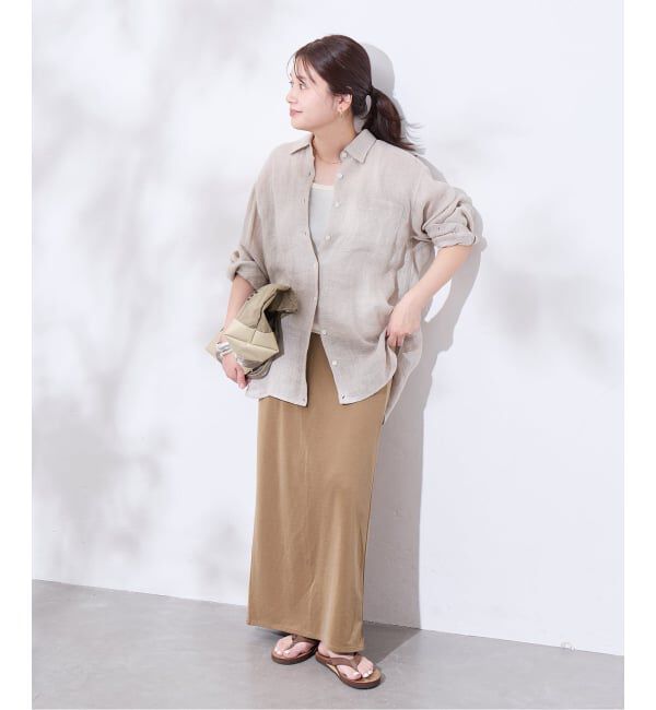 JOURNAL STANDARD「《追加2》フィブリルキュプラジャージーマキシスカート」|スカート|