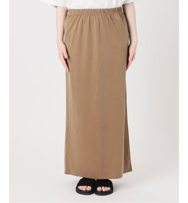 JOURNAL STANDARD「《追加2》フィブリルキュプラジャージーマキシスカート」|スカート|