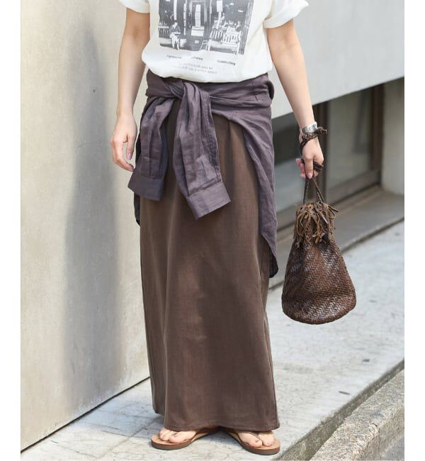 JOURNAL STANDARD「《追加2》フィブリルキュプラジャージーマキシスカート」|スカート|