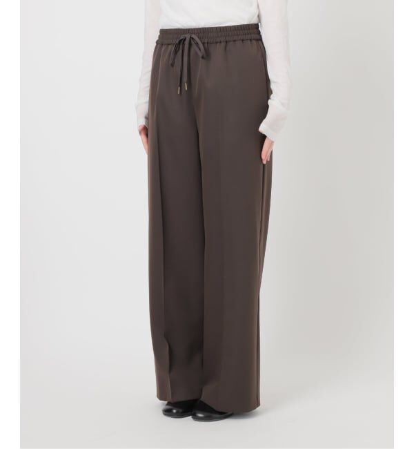 Spick and Span「《手洗い可》P/Wイージースラックスパンツ」|スラックス|