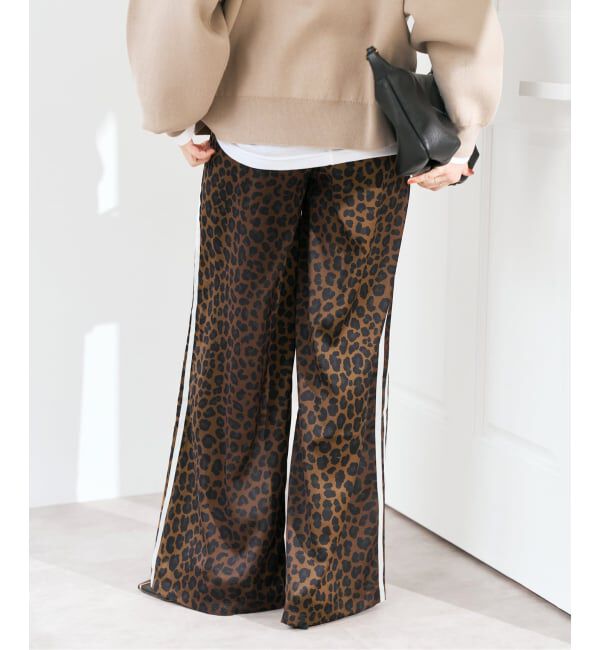 Spick and Span「adidas / アディダス LEO PRINT WIDE LEG SATIN PANTS」|その他|