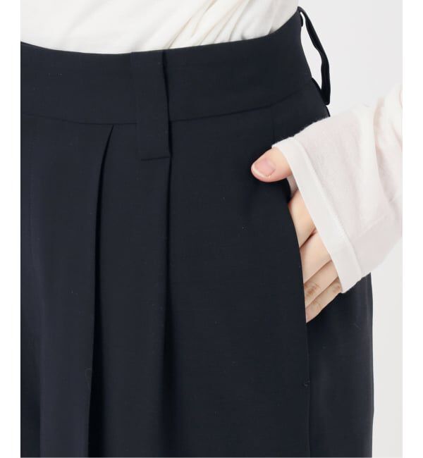 Spick and Span「《セットアップ可》ウォッシャブル2タックパンツ」|スラックス|