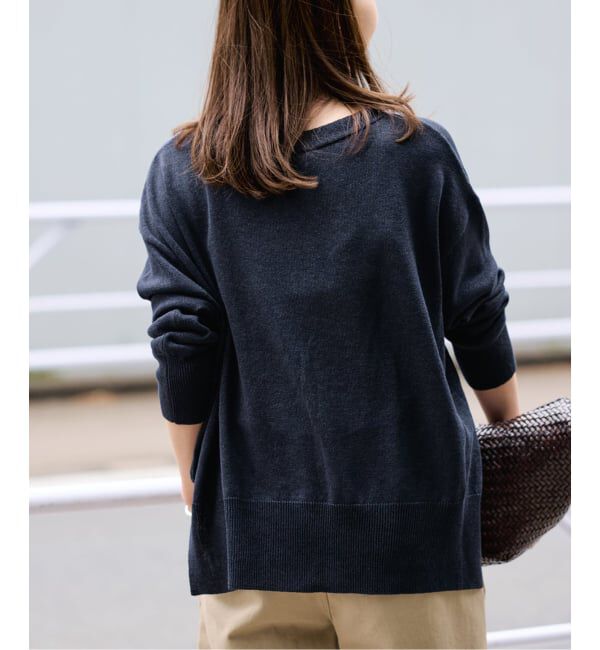 FRAMeWORK「ペーパーコットン Vカーディガン」|カーディガン|